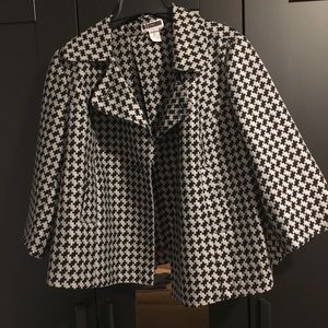 Cute houndstooth dress jacket